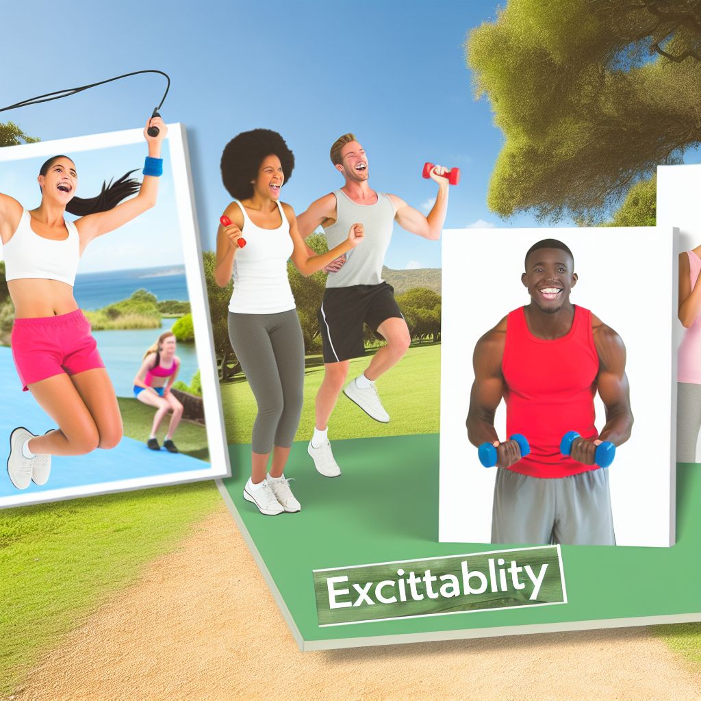 Image demonstrating Excitability in the Fitness context